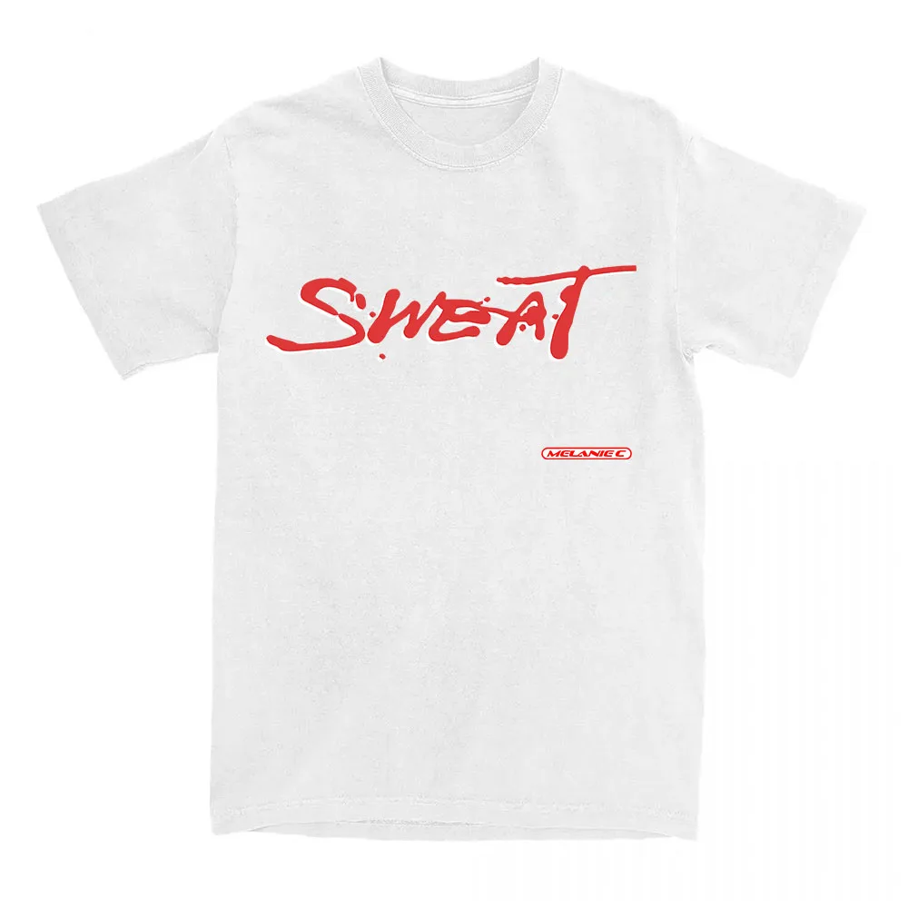 Melanie C Schweiß T-shirts Kurzarm Baumwolle Weibliche T-shirt Unisex Streetwear Oansatz Lose Beiläufige Frauen Männer T Shirt Graphic Tees