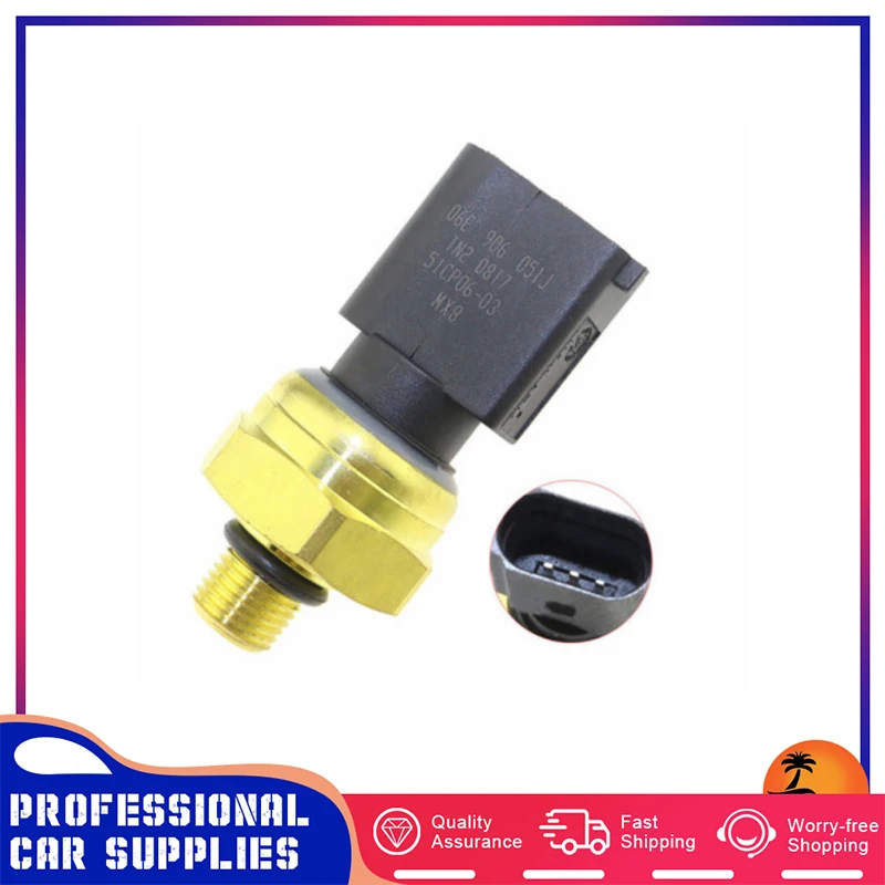 fuel pressure sensor Compatible for AUDI A3 A4 A5 A6 A8 Q5 Q7 R8 RS4 S5 S6 S8 TT VOLKSWAGEN EOS GTI JETTA PASSAT