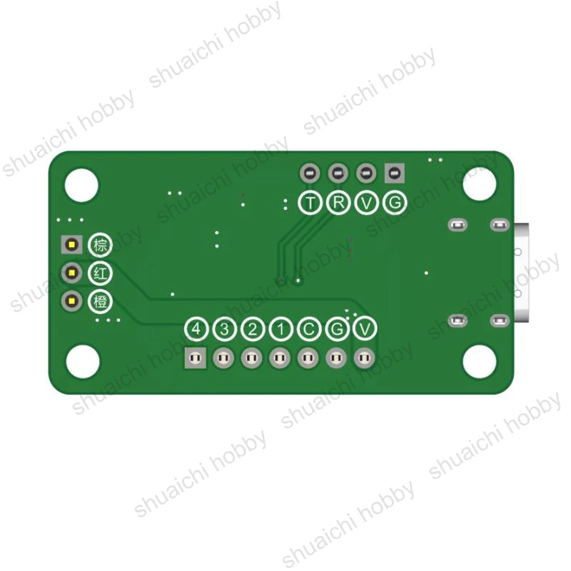 Controlador de disparador Servo de un solo canal, módulo de Control de engranaje de dirección con luz indicadora de estado LED para piezas de barco trepador de control remoto, 1 Uds.