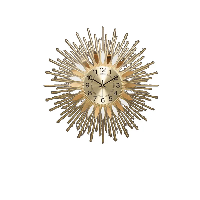 

Nordic light luxury atmosphere, wall watch, background wall, decoration 2025 new model, high sense
