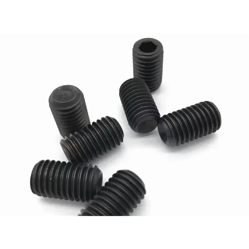 

eHXhsikb 220pcs M6 alloy steel set screw cup tail hex headless screws machine bolt bolts 6mm-16mm length