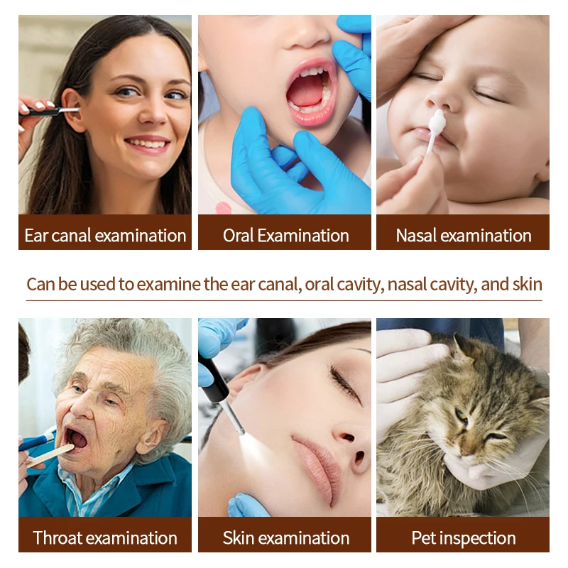Visual Ear Spoon, Wireless Visual Silicone Ear Spoon Safe Endoscope Earpick with 3 Camera Otoscope Ear Cleaner For Kids Adults image 5