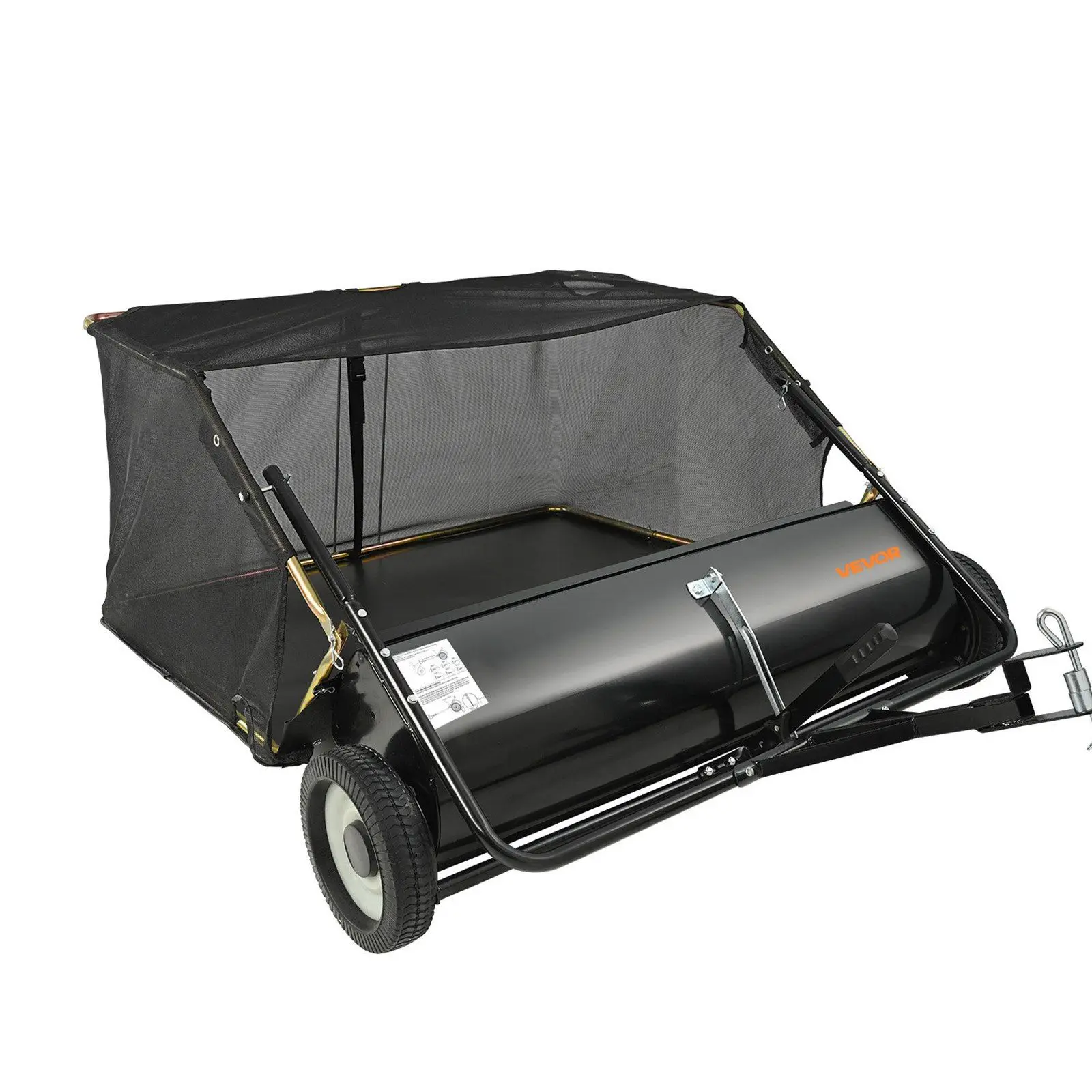 44 25 cubic feet Garden Leaf Sweeper Adjustable Manual Aluminum Leaf Pickup Tool