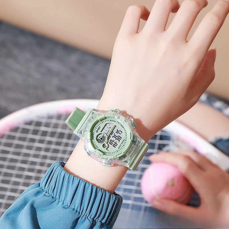 Electronic Watch ins High Beauty Watch Men and Women Couple Sports Night Light Children's Watch
