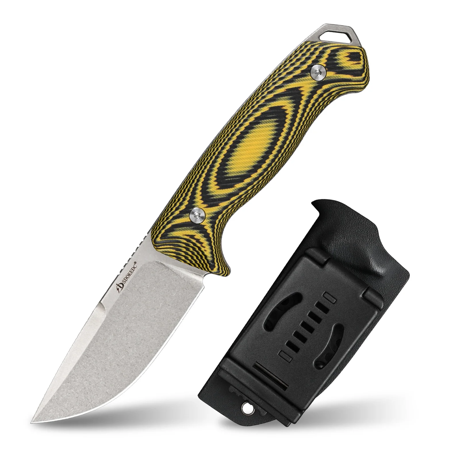 Image of SDOKEDC DC53 Stahl EDC Multitool mit G10-Griff, robustes Outdoor-Camping-Wanderwerkzeug mit hoher Härte