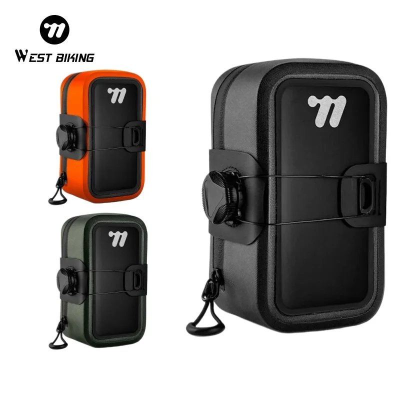 WEST BIKING Bicycle Saddle Bag Portable Bike Storage Tool Bag 0.5L Mini MTB Road Bike kit Repair Rear Bag Cycling Accessories