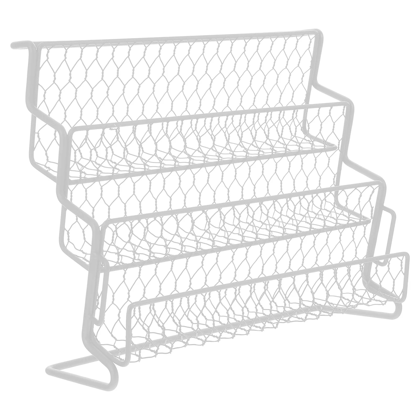 

Premium Seasoning Storage Rack Heavy Duty Kitchen ganizer Spice Bottle Holder Countertop Stand Steel Mesh Design Space Saving