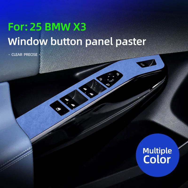 

Для BMW X3 G45 G48 2025: Накладка на панель управления стеклоподъемниками, защитная рамка, наклейка, аксессуары для интерьера автомобиля
