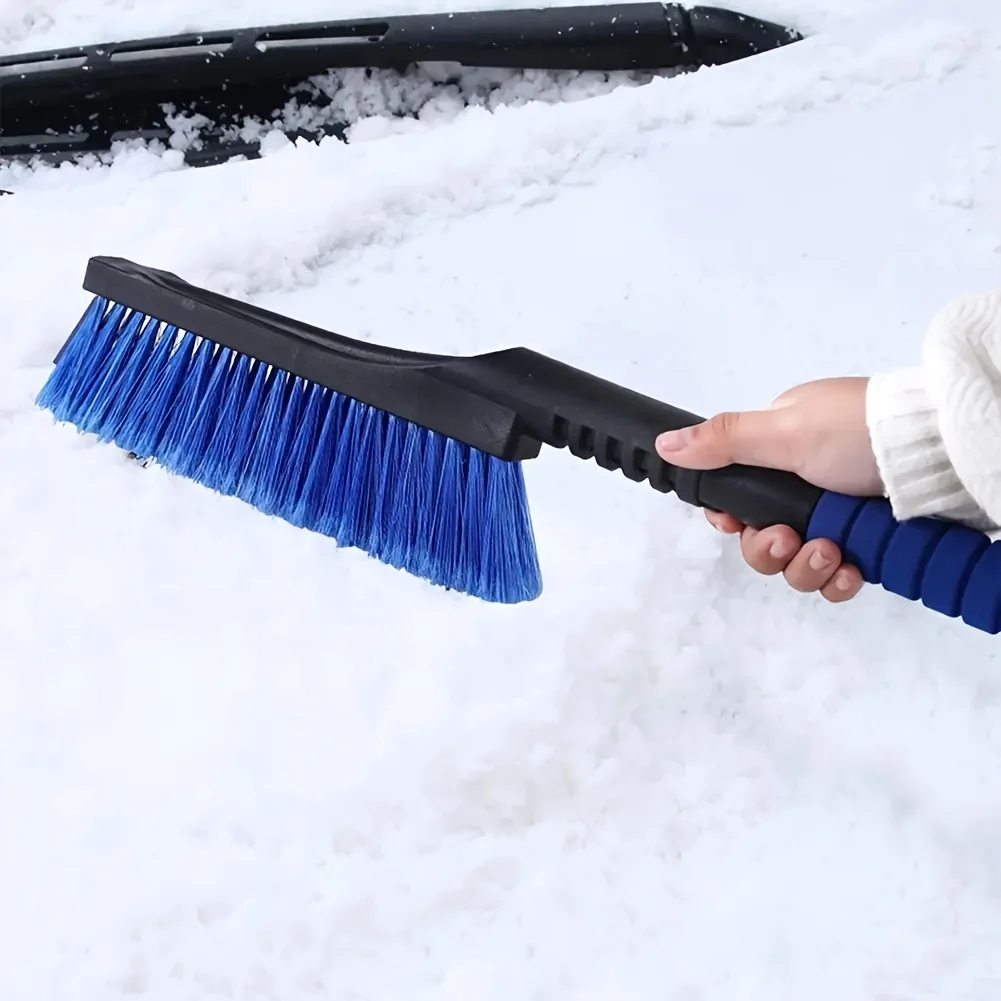 Portable Car Truck Snow Brush with Ice Sceaper Paint Protective Snow Aluminum Rod Remover Winter Snow Ice Shovel Kit