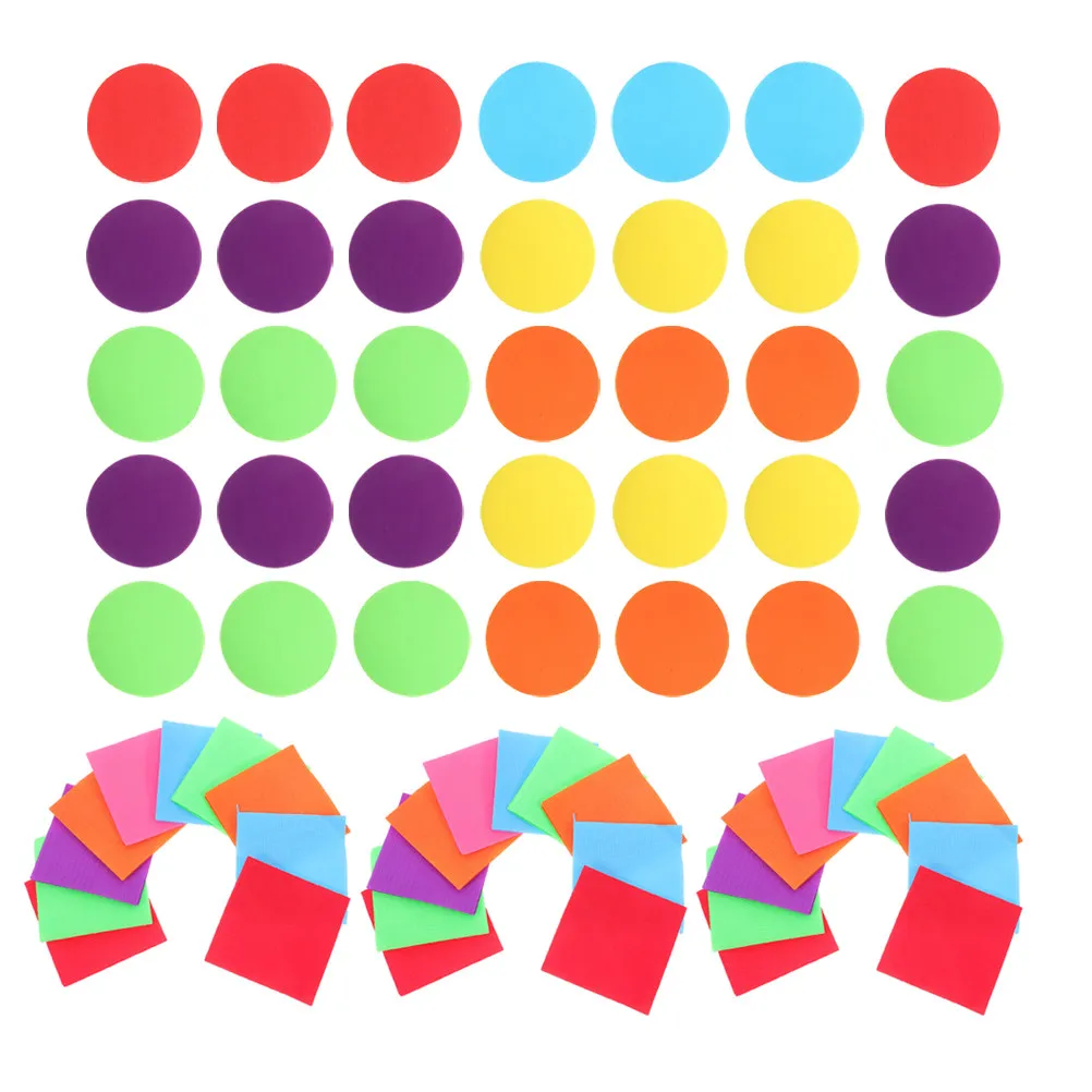 

60 шт. круглых напольных маркеров-точек для детских садов и классов, многоразовые, в форме круга