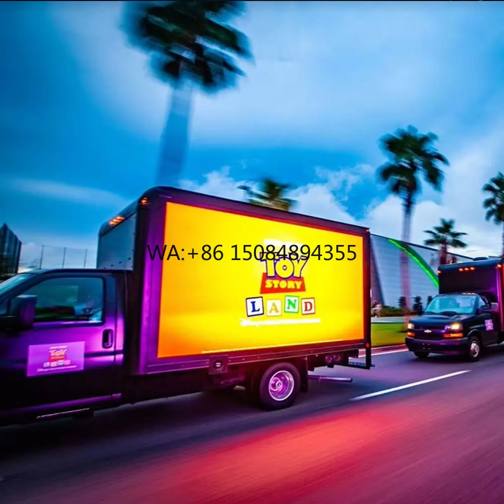

Full Color Led Video Wall Mobile Truck Led Screen P3.84 Led Panels for Outdoor