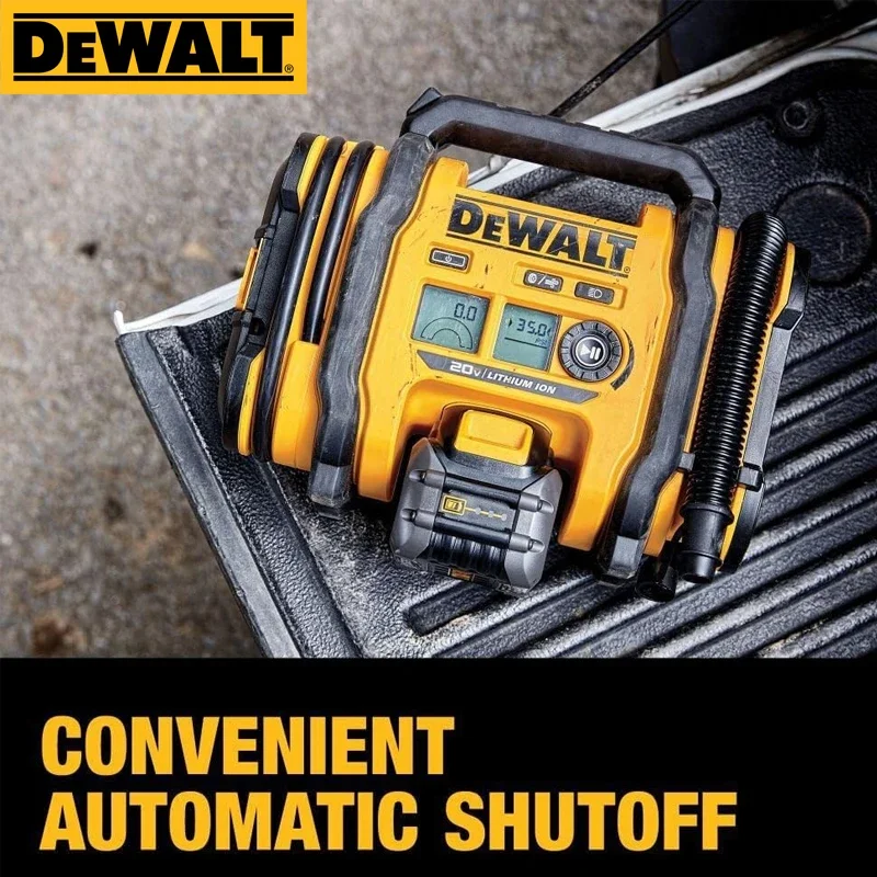 

DEWALT DCC020IB 20V Corded/Cordless Air Inflator 160 PSI Tire Inflator Electric Air Pump Blower Dewalt Power Tools 1/2PC battery