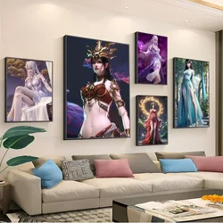 1pc Fights Break Firmament Battle Through The Heaven Poster Stickers Art Wall Murals Decor Game Room Decor Gifts HD Painting