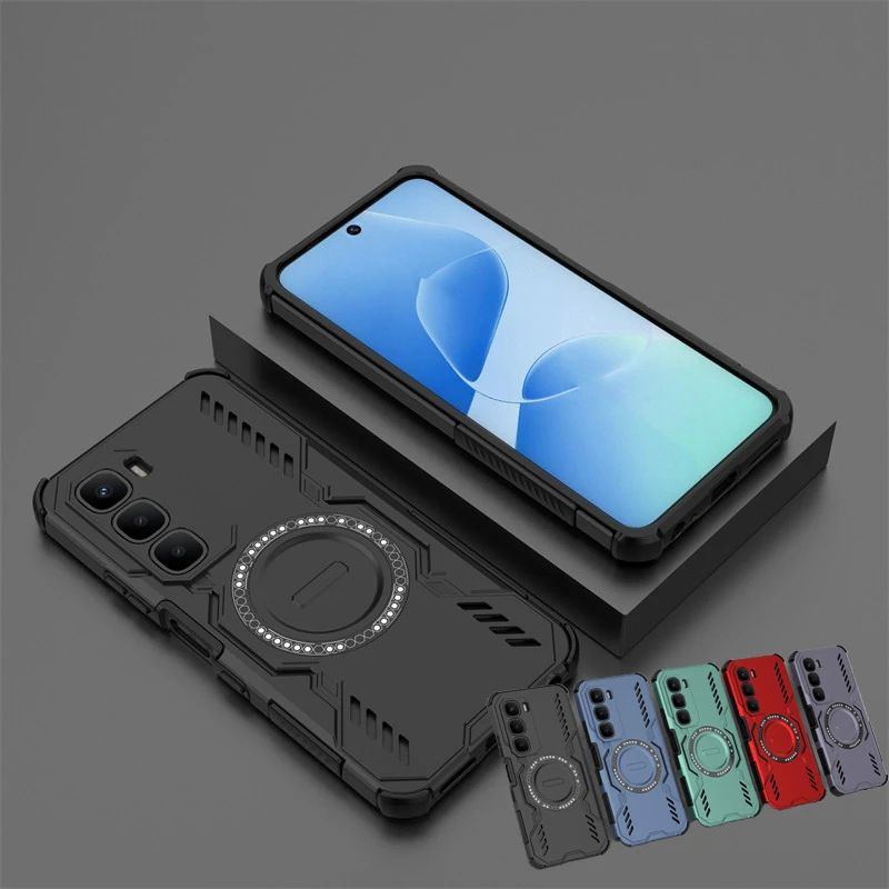 

Heat Dissipation For Infinix Hot 60 5G Case Infinix Hot 60 5G Cover Shockproof Magsafe Wireless Charging Case Infinix Hot 60 5G