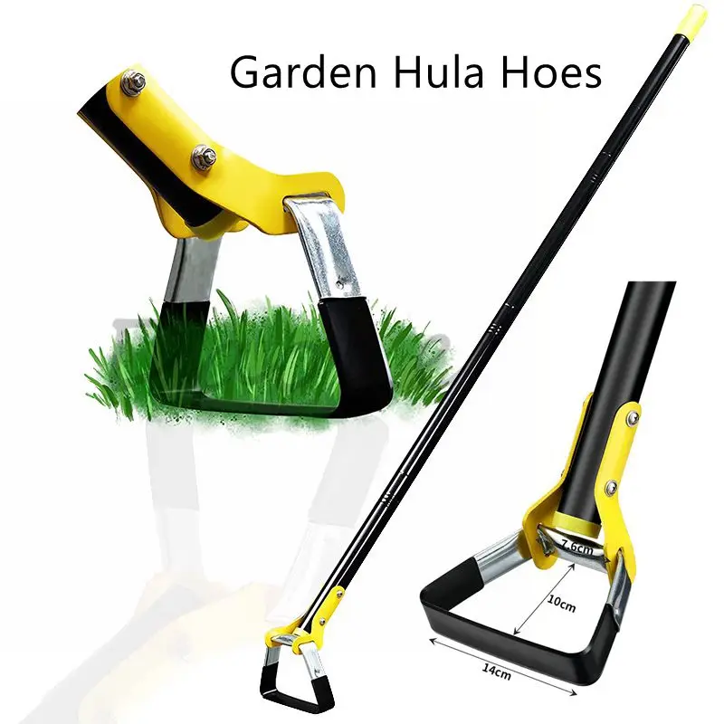 1set Garden Hula Hoes Detachable DIY Garden Tool Outdoor Weeding Ditching Sowing Stirrup Ring Hoe 1.2/1.6/2/2.4M