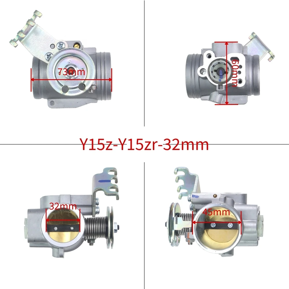32mm EFI Throttle Body Fit Y15Z Y15ZR Motorcycle Fuel Injection Throttle Valve Replacement Parts