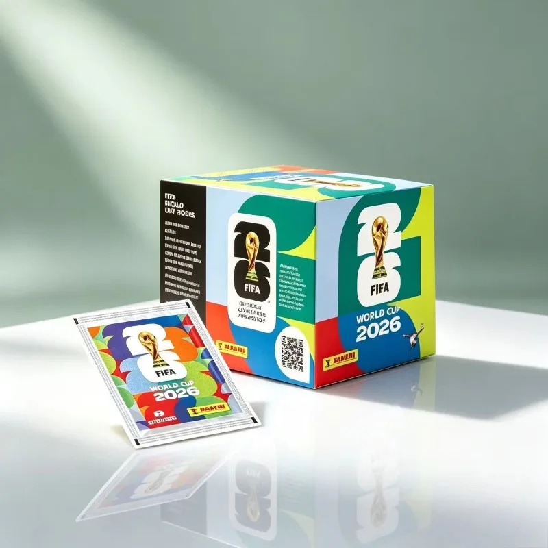 2026 World Cup Sticker Box Soccer Football Collectibles Player Sticker 50Packs Complete Album Gift For Teen Football Fans