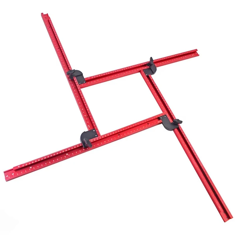 

Y17A Router Jig Frame For Woodworking,Adjustable Square Router Template Guide,Groove Router Jig 53Cm/21Inch,Squares