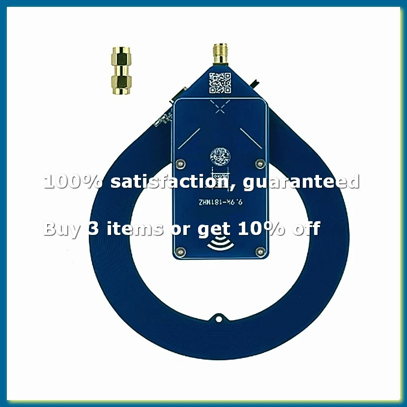 ●10KHz-180MHz Mini Active Antenna LW/MW/SW/FM Aviation Portable High Gain Loop Antenna Compatible SMA-K/SMA-J Connector-ABFB