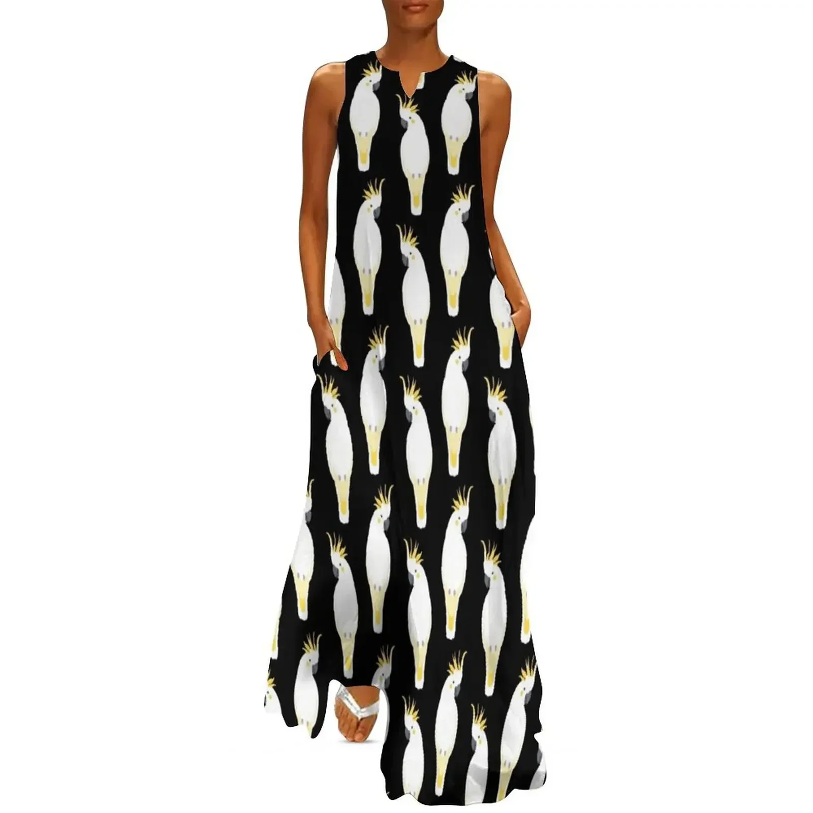 

Cockatoos Long Dress Summer skirt luxury woman evening dress women's evening dresses women's clothing trend 2025 Dress