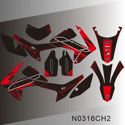 Graphics Decals Stickers Motorcycle Background For HONDA CRF250L CRF 250L 2012 2013 2014 2015 2016 2017 2018 2019 2020 N0316CH