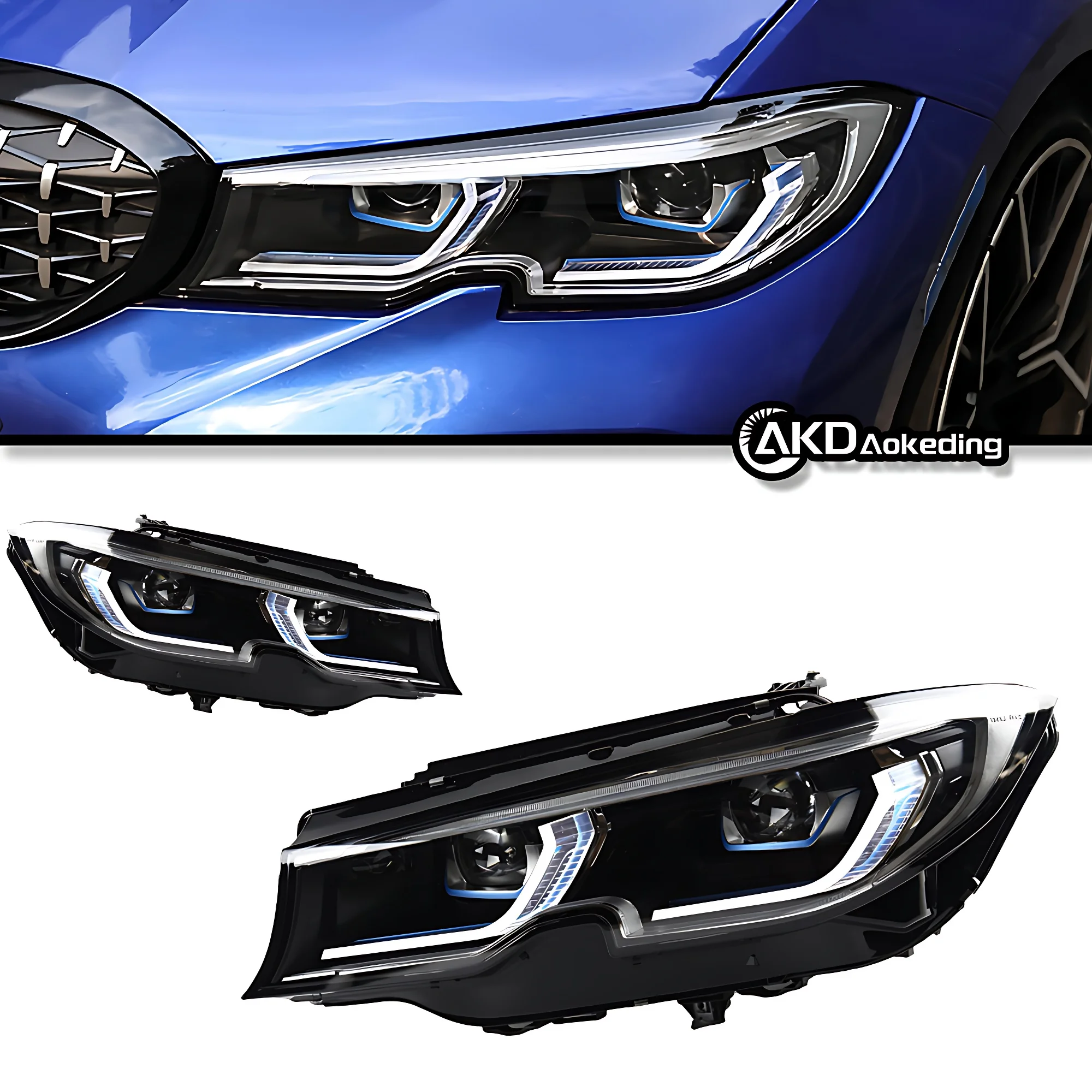 Auto Parts Headlights For BMW G20 2019-2021 upgrade Laser Style M3 LCI Daytime Lights LED Projector Cars Accessories Modified