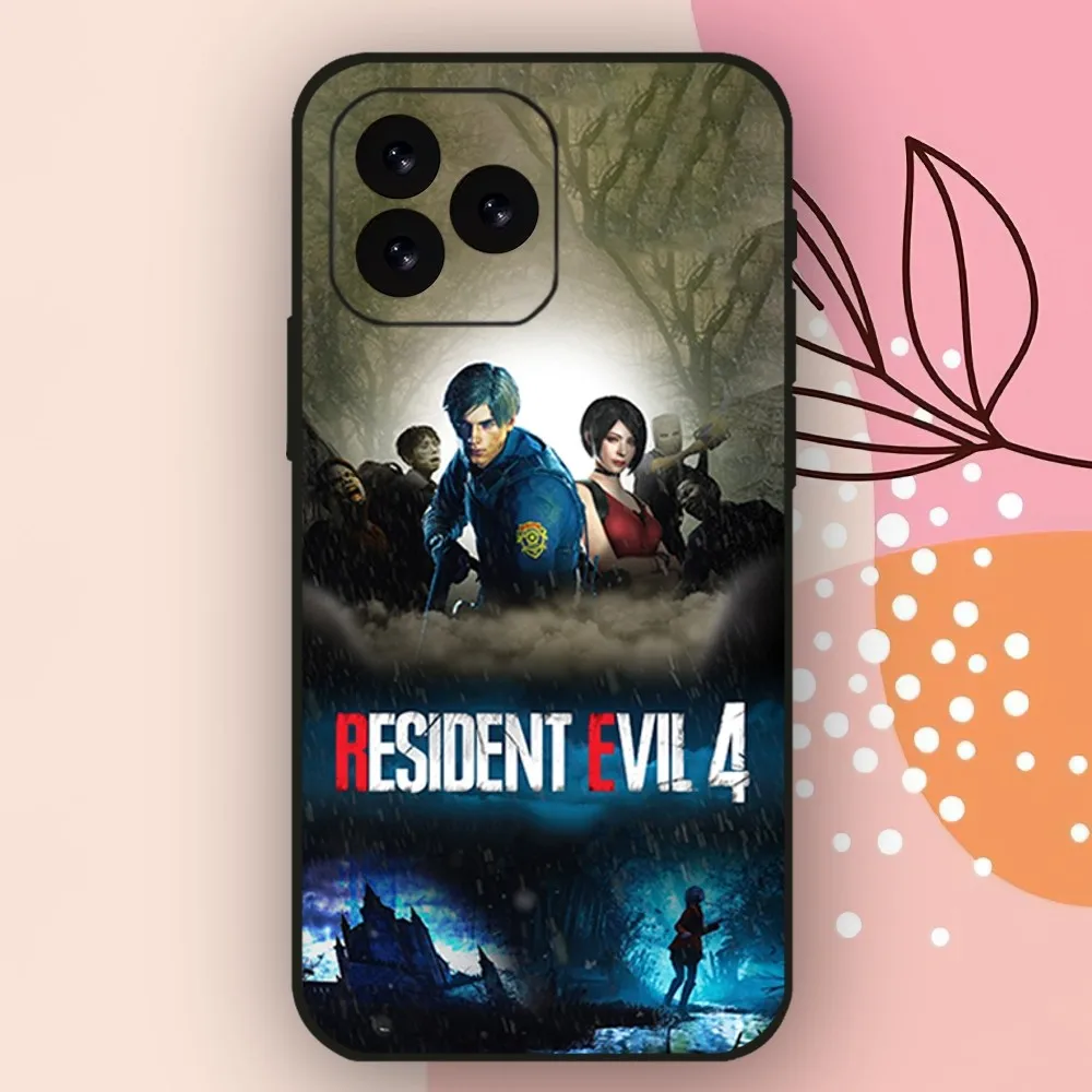 Jogo de sobrevivência r-resident evil 4 capa de telefone para iphone 11 12 13 14 15 mini plus pro xs max x s plus xr escudo