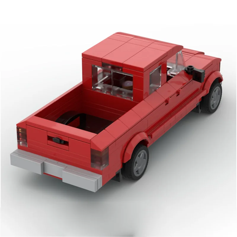 シティカーモデル MOC 組み立てブロック タンドラヘビーデューティーピックアップトラック モジュラーテクノロジー 子供向けホリデーギフト 組み立ておもちゃセット