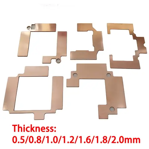 GPU RAM Copper Heat Sink For Radiator Memory Miner RTX 3060 3070 3080 3090 / 5600 5700 GPU Cooling Down 15-40 Degree Thermal Pad