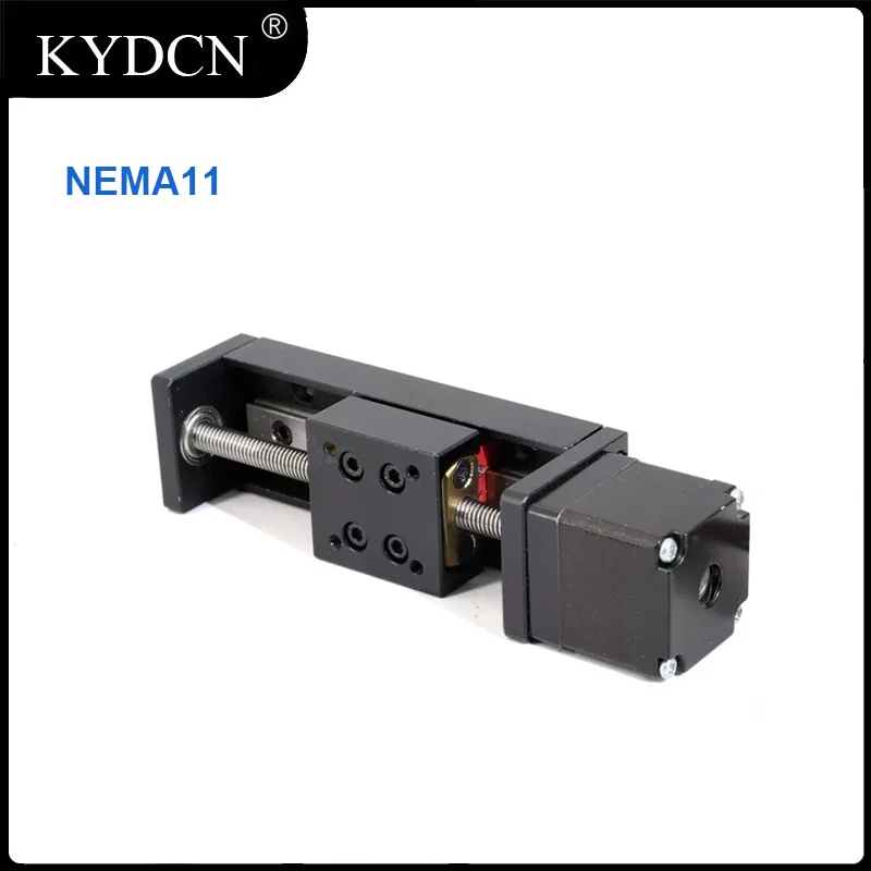 Mini Linear Slide Table Nema11 28 Stepper Motor T Lead Screw Micro Linear Module Small Linear Actuator for DIY CNC 3D Printer