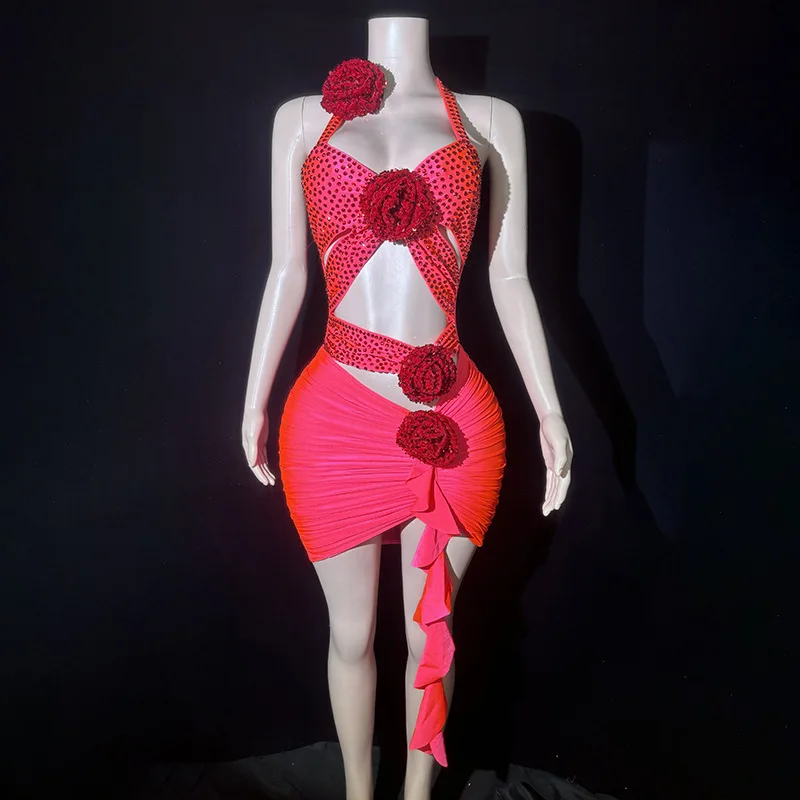 زي ملهى ليلي بار حفلة عيد ميلاد صور زي شاطئ البحر عطلة نموذج المنصة Vestidos De Fiesta De Lujo فساتين لحضور الحفلات الموسيقية الفاخرة