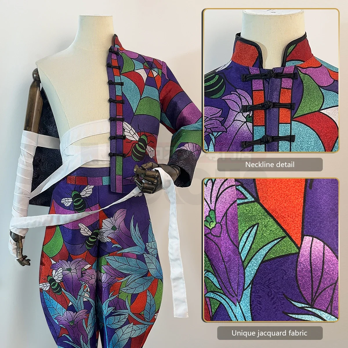 Cosplay Tokyo Anime Rindo Haitani Cosplay disfraz peluca Rosa chaqueta de red pantalones vendaje nueva experiencia cubierta de exposición Halloween