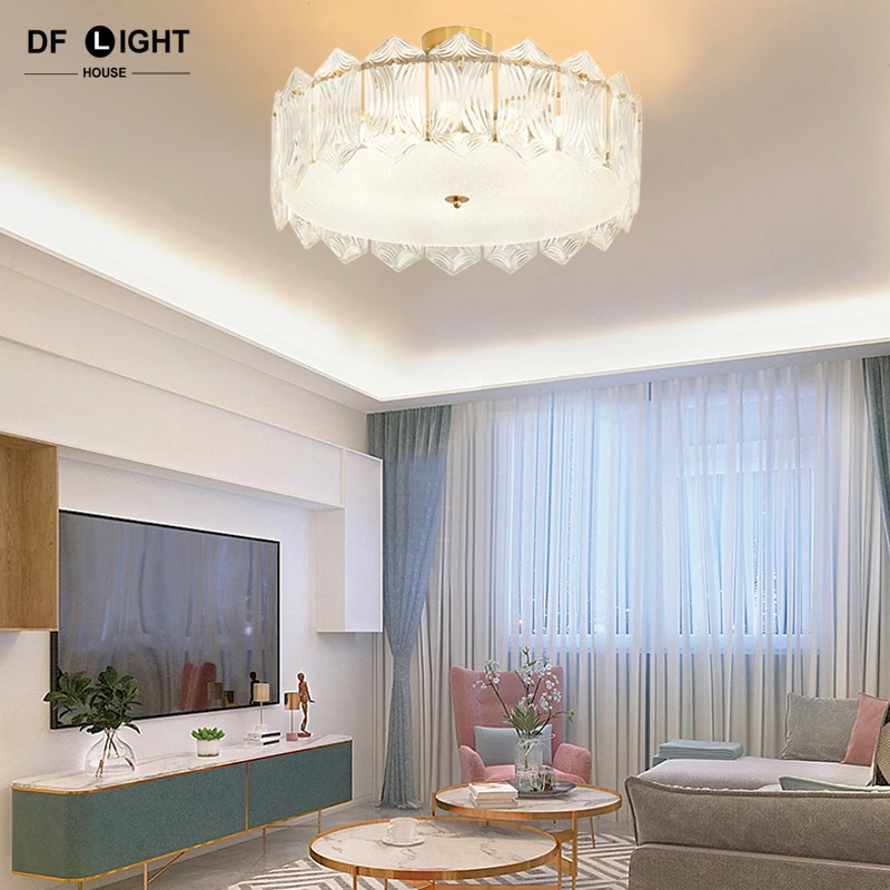 

Modern ceiling chandelier bedroom light living room LED ceiling lamp kitchen lamps dining room crystal chandelier villa lighting