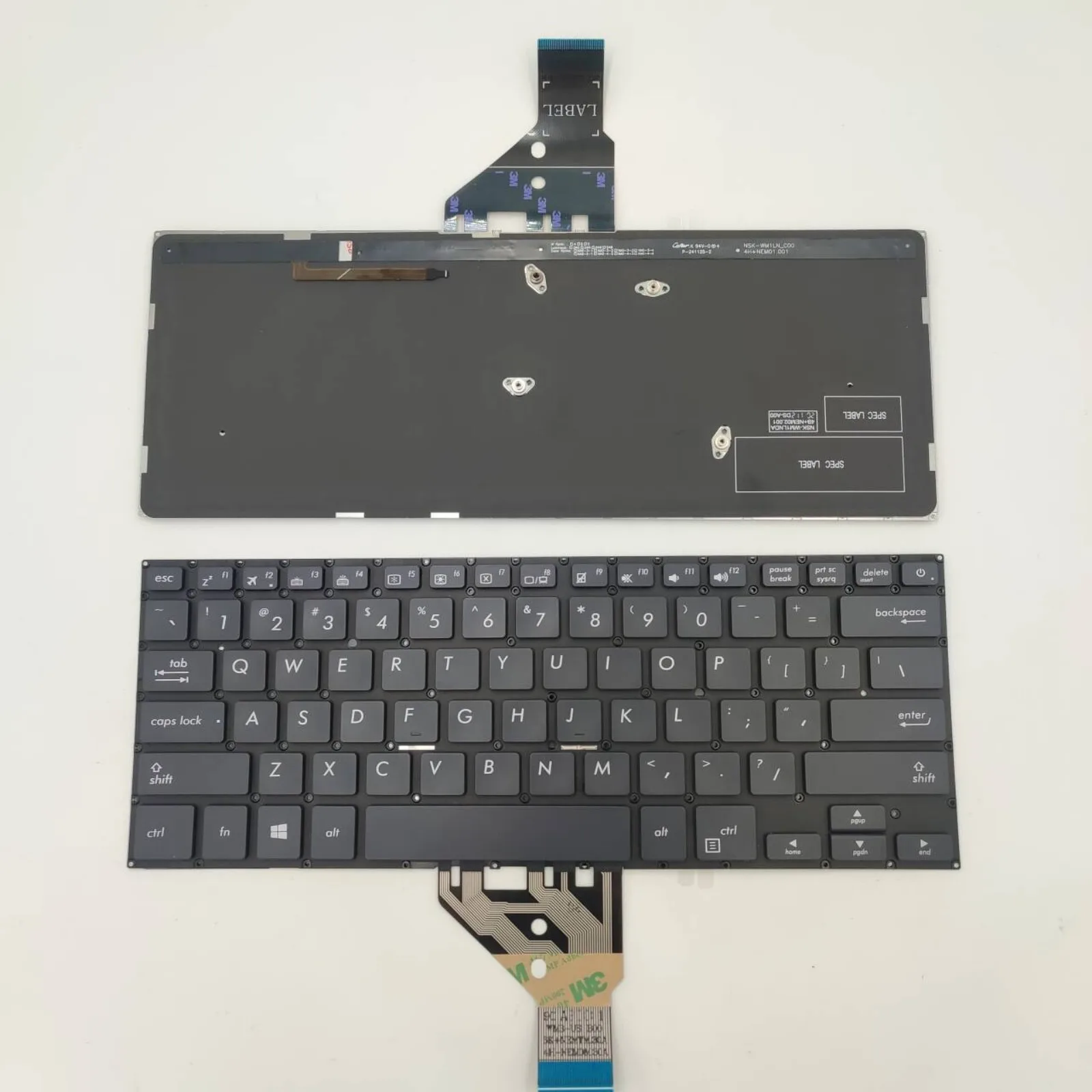 تخطيط أمريكي للوحة مفاتيح الكمبيوتر المحمول ASUS PRO P5440 P5440U P5440UF P5440FA P5440UA PU404 PU404U P5440FFI بإضاءة خلفية