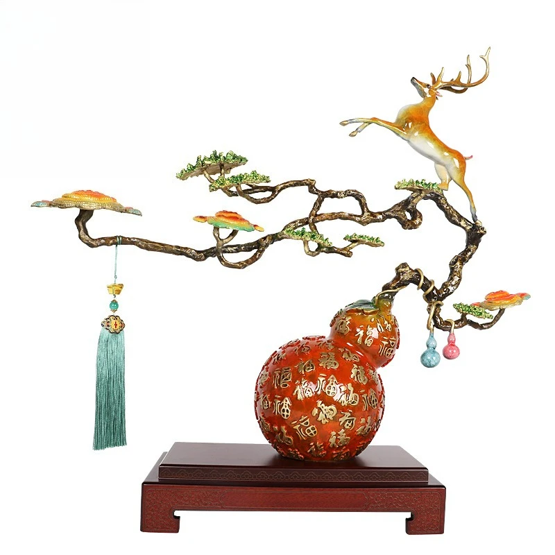 

Ornament deer living room entrance wine cabinet office entrance decoration housewarming gifts to customers