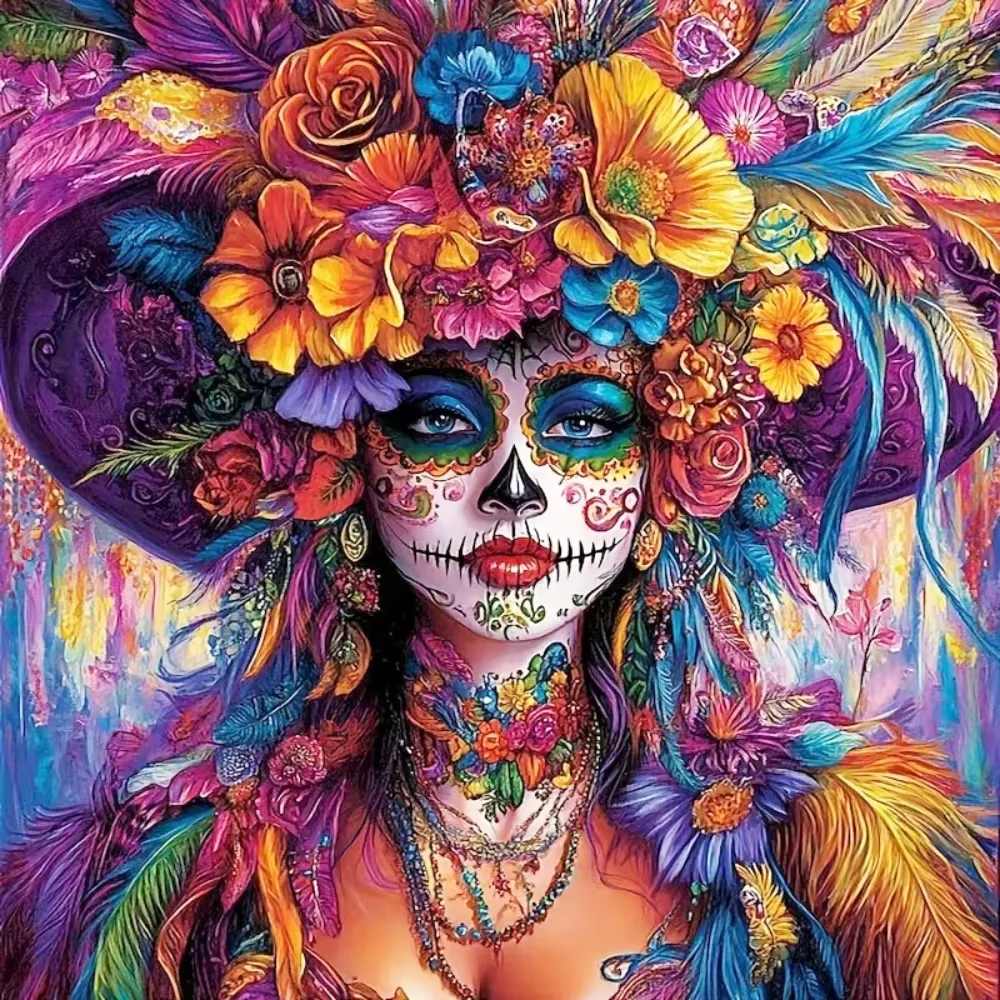

Woman Portrait Jigsaw Puzzles for Challenging Family Activity Games Party Birthday Gift High Quality Perfect Home Decor