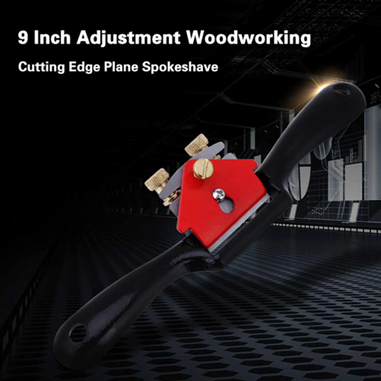 9 Inch Plane Spokeshave 9 Inch Adjustment Woodworking Cutting  Plane Spokeshave Hand Trimming Tool With Screw Hand Planer