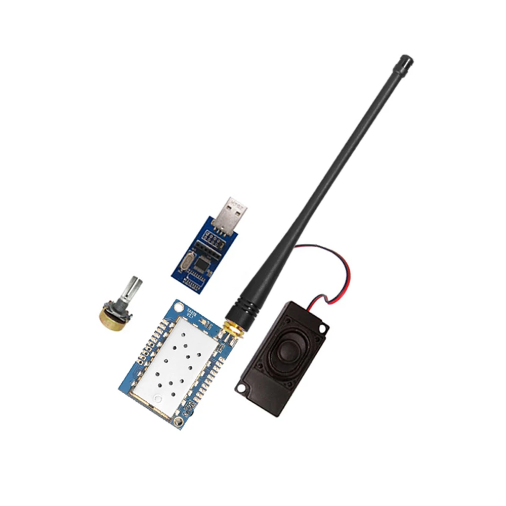 

2sets/pack 5km distance 1W uhf transmitter and receiver walkie talkie module SA828-U 400MHz-480MHz