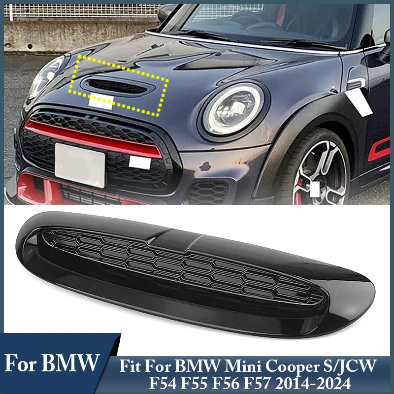 

Car Accessories Front Grille Engine Bonnets Hood Air Outlet Vent Cover Trim For BMW Mini Cooper S/JCW F54 F55 F56 F57 2014-2024