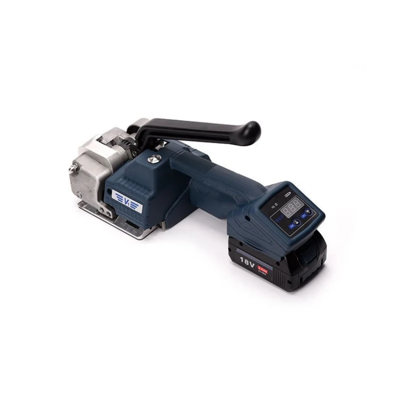 

Электрическая обвязочная машина V1, 13-16 мм, ПП, ПЭТ, упаковочная машина для лент, напряжение 3500N, портативный упаковочный инструмент с цифровым дисплеем