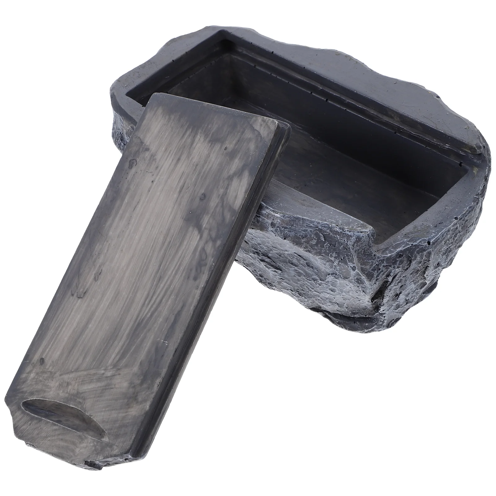 Rock Key Hider Garden Key Box portachiavi finto nascondi una chiave Plain Sight un vero aspetto Rock Stone Safe Outdoor Garden Or