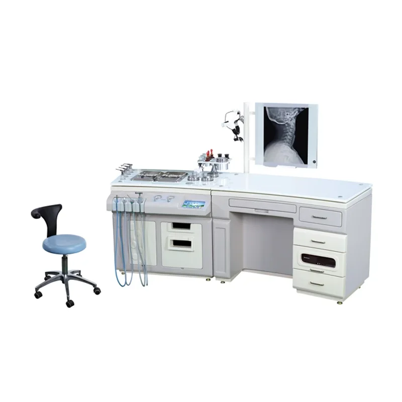 Hospital Clinic ENT Diagnostic Set ENT Treatment Examination Unit Table Optional ENT Patient Chair
