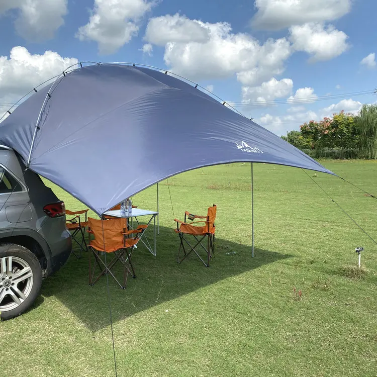 Big Size Outdoor Leisure Car Rear Tent Garden Car Awning Tent Camping Sunshade Trunk Tent