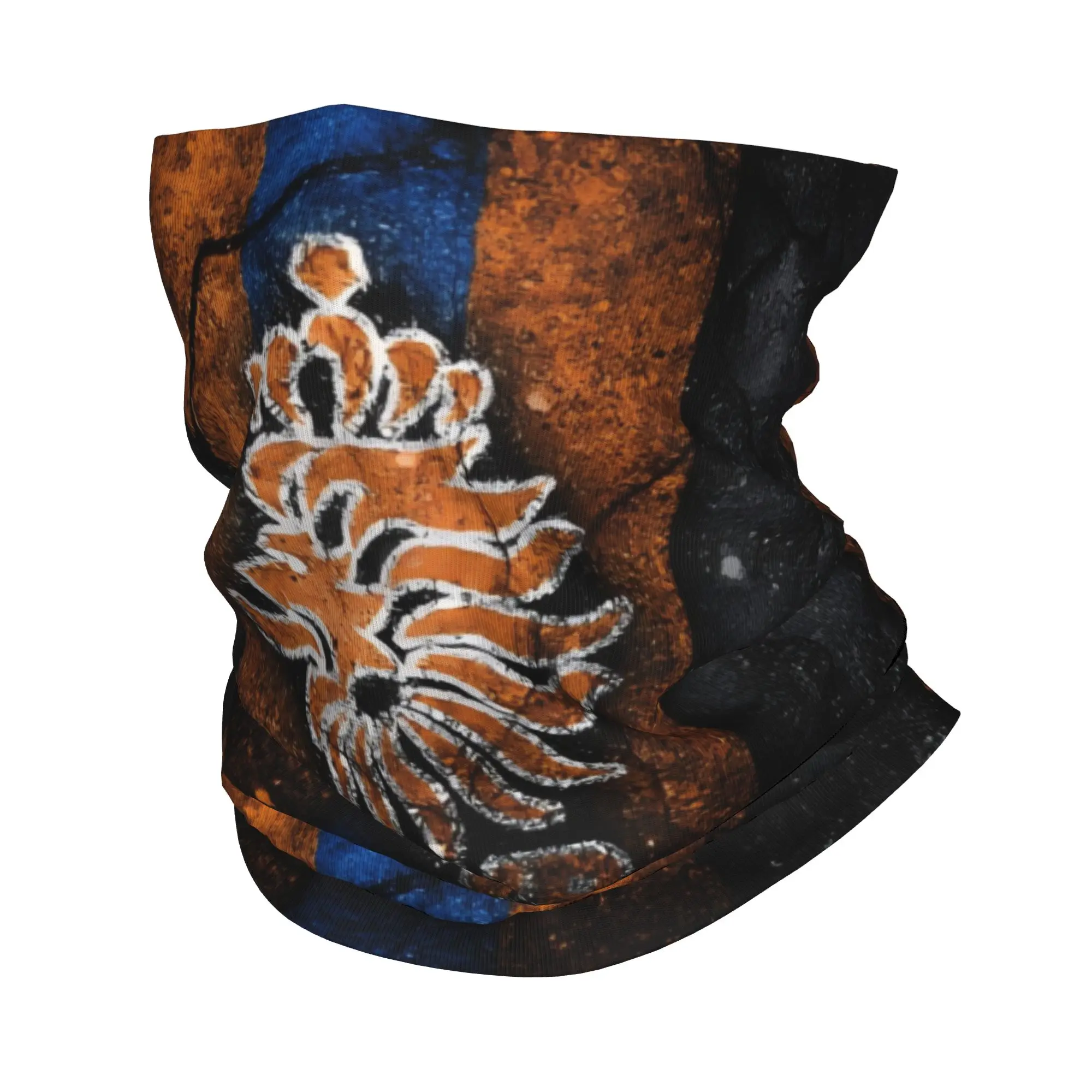 

Netherlands Bandana Neck Gaiter Printed Motocross Face Scarf Hiking Unisex Adult Breathable