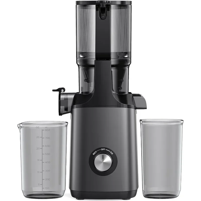 

Cold Press Juicer, JoyBear Slow Masticating Machines with 4.3" Extra Large Feed Chute Fit Whole Fruits Vegetables Easy Clean