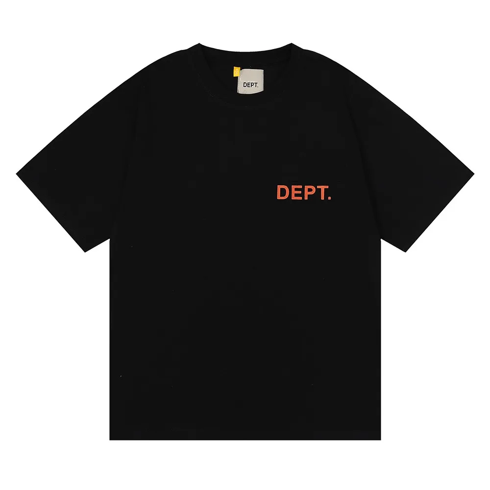 DEPT Fashion Design Tee Men Couple Classic style Letter Print GALLERY Logo T Shirt Loose Oversized Hip Hop Short Sleeve T Shirt