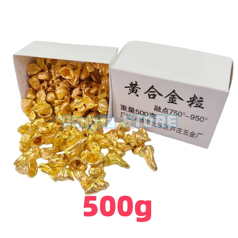 500g Dental Yellow Metal Proucts Alloy Denture Materials for Casting Full Cast Crown On FCC Casting Crown Dental Lab Materials