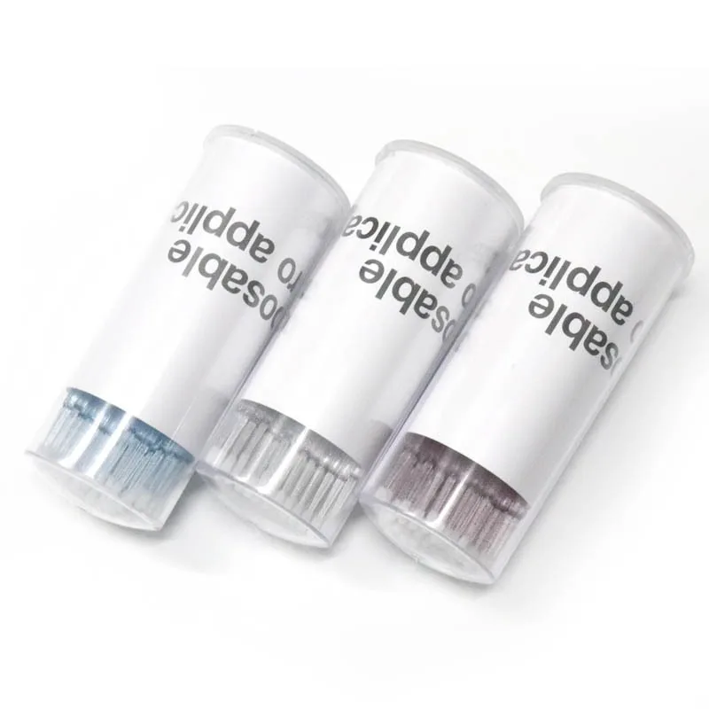 AILEISHI 100PCS/병 속눈썹 연장 청소 면봉 래쉬 리프트 접착제 리무버 애플리케이터 마이크로 블레이드 메이크업 마이크로 브러쉬 도구