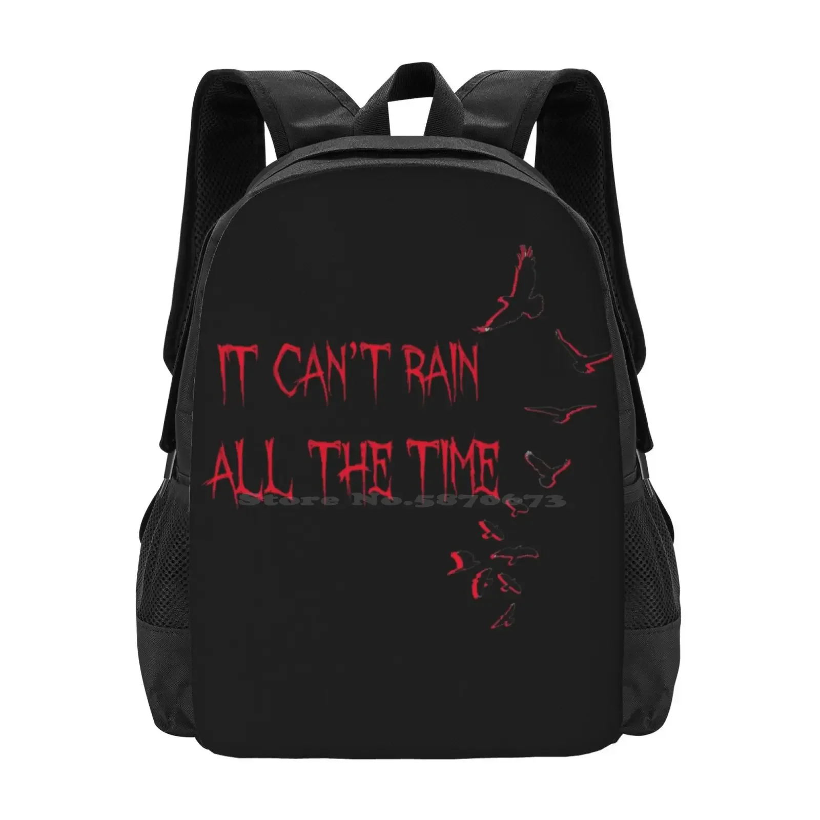 

The Crow-Brandon Lee School Bag Big Capacity Backpack Laptop Eric Draven The Crow Brandon Lee Movies Depression Life Quotes