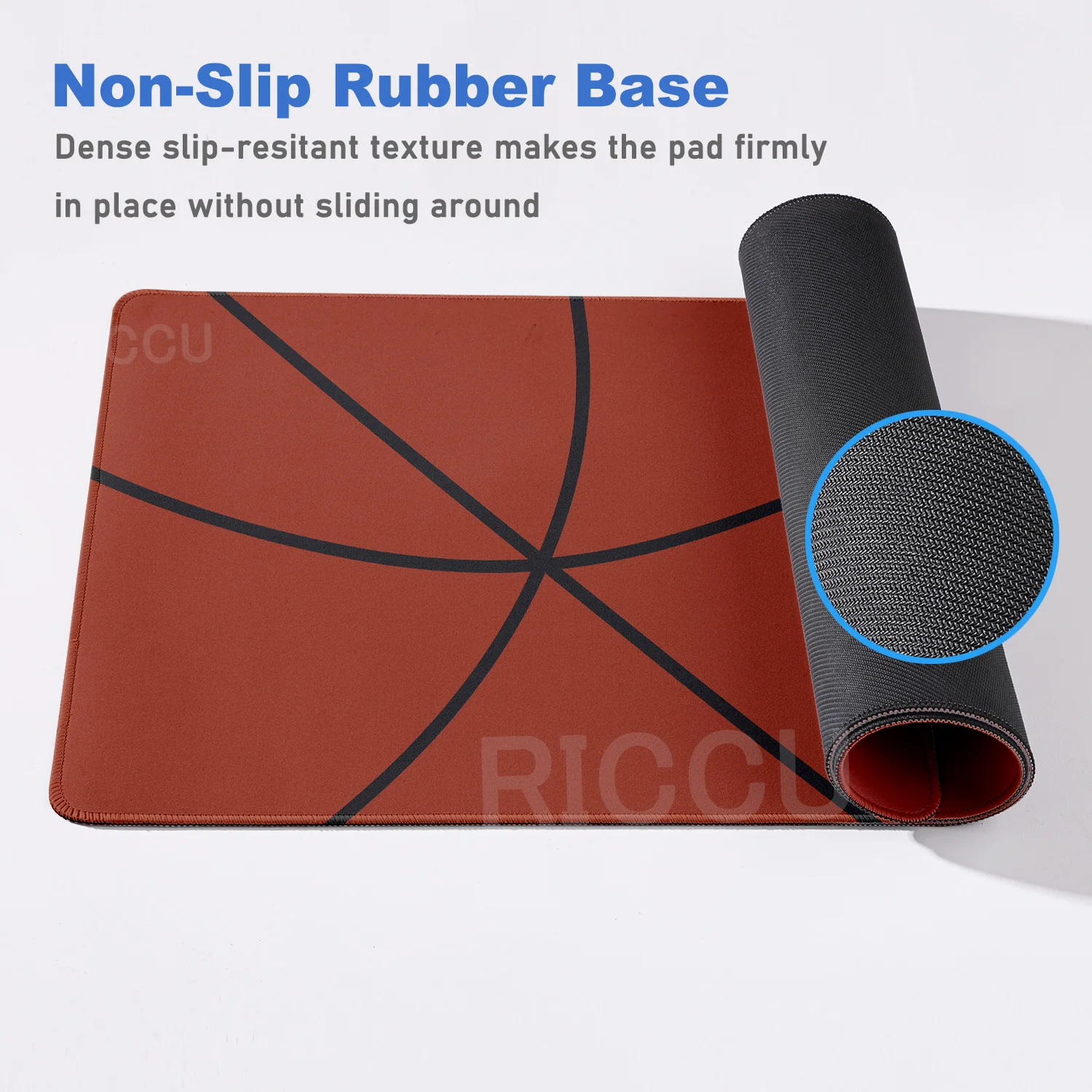 Basketball line texture 400X900MM Mouse Pad Large Gaming Mousepad Offices PC Accessories Laptop Office Rubber Stitched Desk Mat